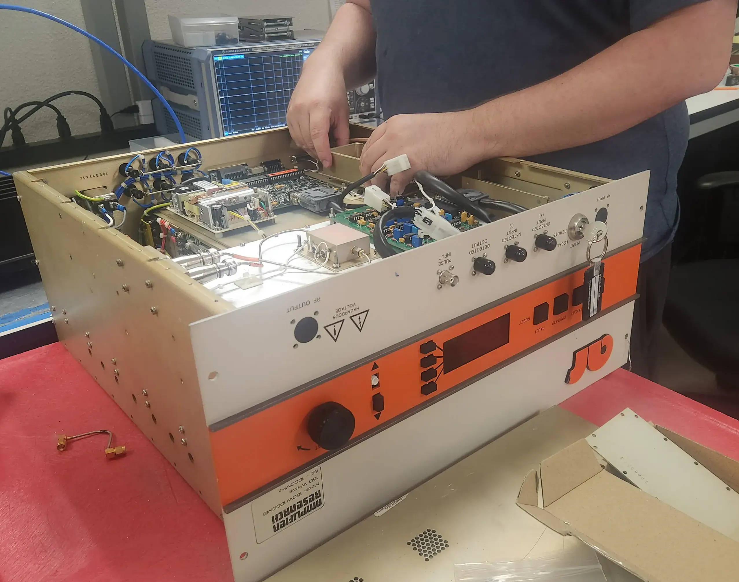 Repair evaluation on an AR solid state power amplifier